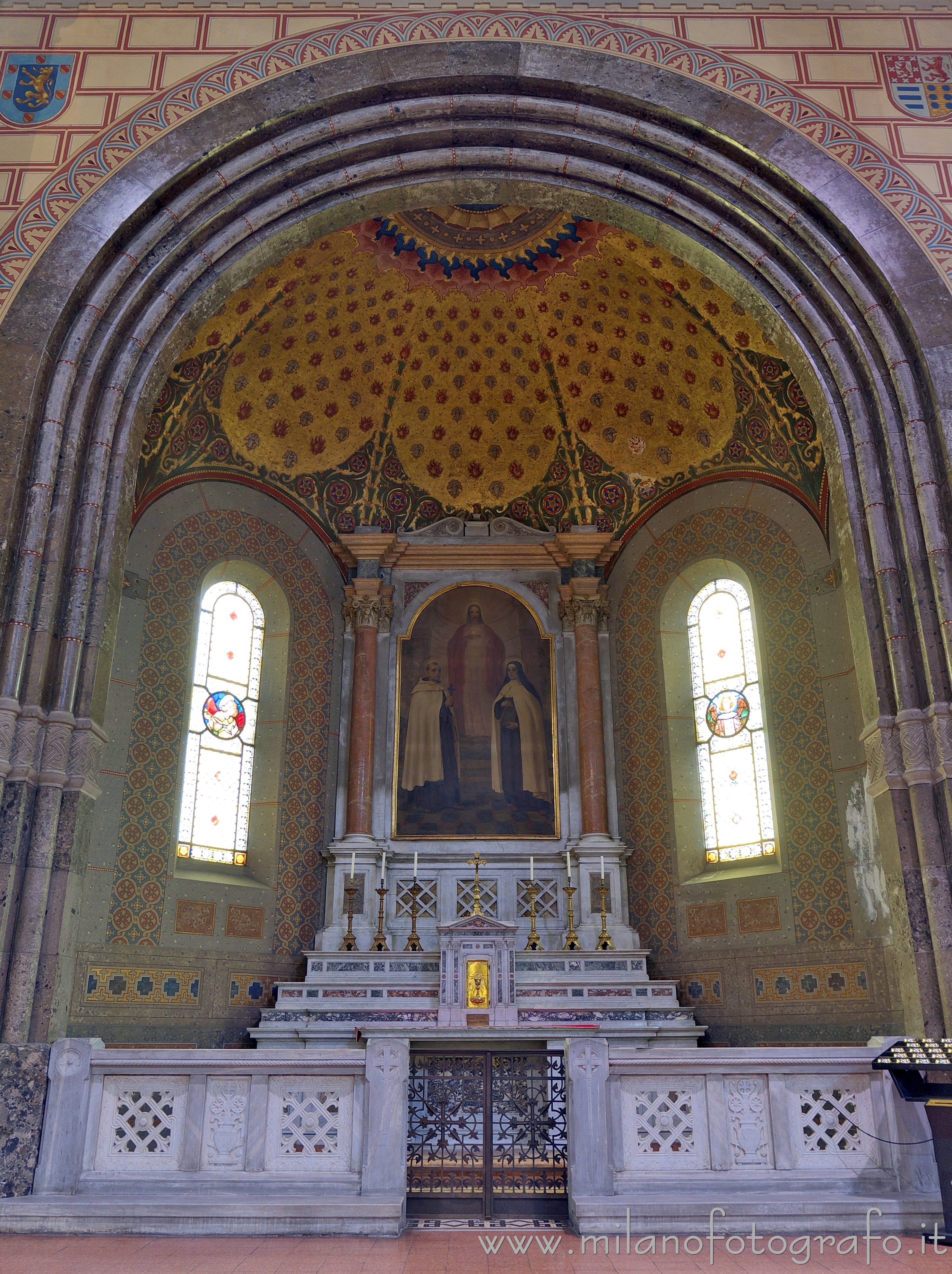 Milan (Italy) - Chapel of the Sacred Heart in the Basilica of the Corpus Domini - Full resolution picture
